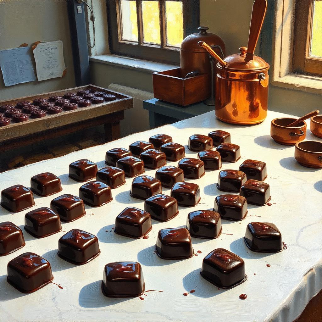 Illustration peinte — Chocolatiers
