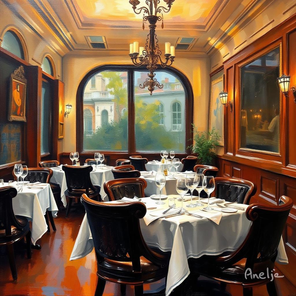 Illustration peinte — Restaurants